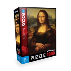 Blue Focus Mona Lisa 1000 Parça Puzzle BF270 - Thumbnail