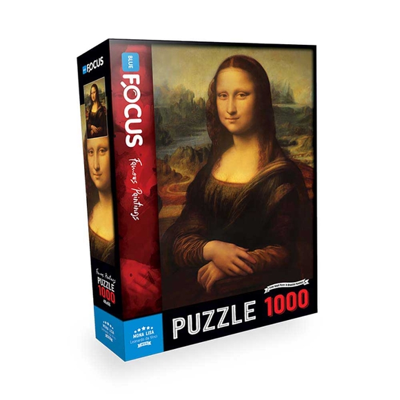 Blue Focus Mona Lisa 1000 Parça Puzzle BF270
