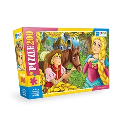 Blue Focus Princess Rapunzel (Prenses Rapunzel) 200 Parça Puzzle BF323 - Thumbnail