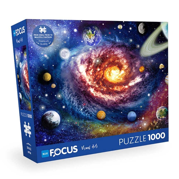 Blue Focus Space (Uzay) 1000 Parça Puzzle BF429
