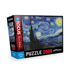 Blue Focus Starry Night (Yıldızlı Gece) 2000 Parça Puzzle BF340 - Thumbnail