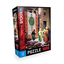 Blue Focus The Carpet Merchant (Halı Tüccarı) 1000 Parça Puzzle BF266 - Thumbnail