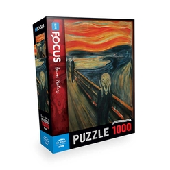 Blue Focus The Scream (Çığlık) 1000 Parça Puzzle BF271 - Thumbnail