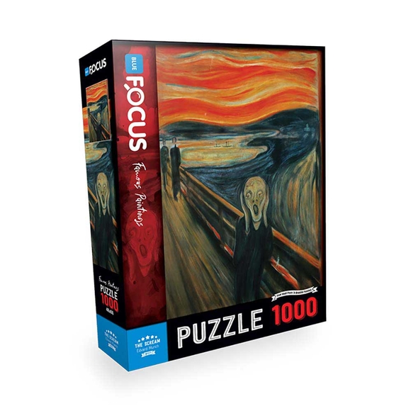 Blue Focus The Scream (Çığlık) 1000 Parça Puzzle BF271