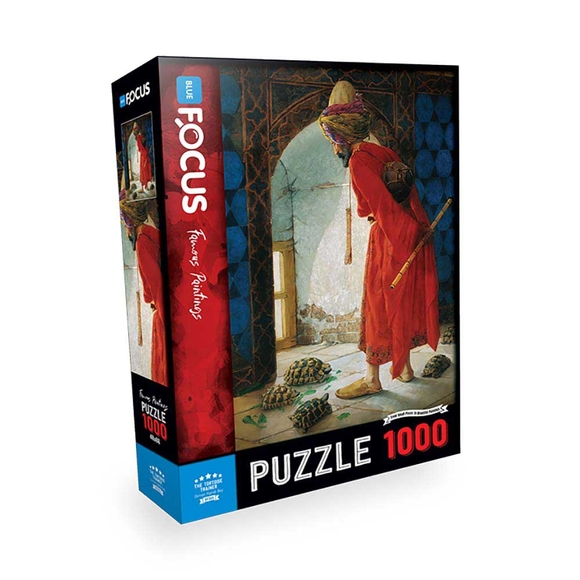 Blue Focus The Tortoise Trainer (Kaplumbağa Terbiyecisi) 1000 Parça Puzzle BF265