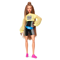 BMR1959 Koleksiyon Barbie Bebeği, Şortlu - Uzun Saçlı GHT91 - Thumbnail
