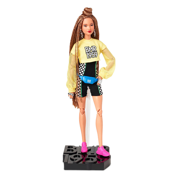 BMR1959 Koleksiyon Barbie Bebeği, Şortlu - Uzun Saçlı GHT91