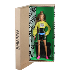 BMR1959 Koleksiyon Barbie Bebeği, Şortlu - Uzun Saçlı GHT91 - Thumbnail