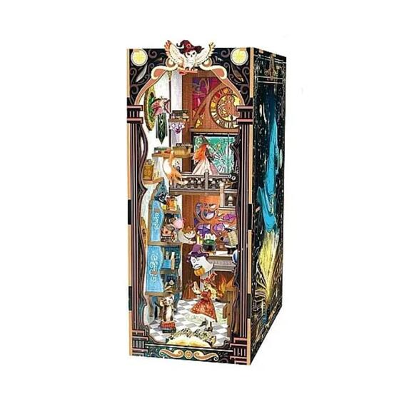 Book Nook 3D Işıklı Ahşap Puzzle Kitap Ayracı Serisi Mistik Büyülü Güç 68051