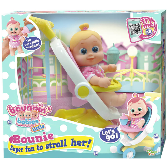 Bouncin' Babies Baniel Volteretas, Bambola Interattiva CIFE 41512 - Gattona, Parla E Gioca, +3 Anni