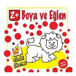 Parıltı Yayınları - Boya ve Eğlen Kırmızı Kitap