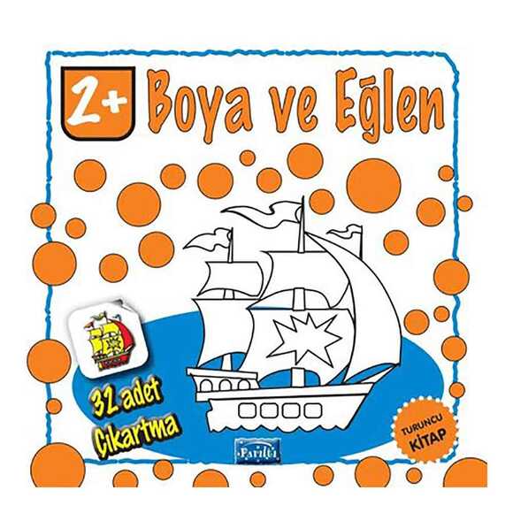 Boya ve Eğlen Turuncu Kitap