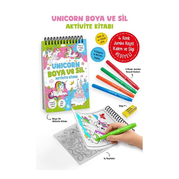 Boya Ve Sil Avt Kitabi - Ünicorn