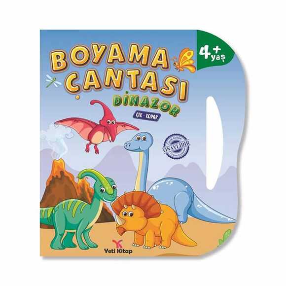 Boyama Çantası - Dinozor - Çek Kopar 4+Yaş