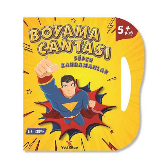 Boyama Çantası - Süper Kahramanlar - Çek Kopar 5+Yaş