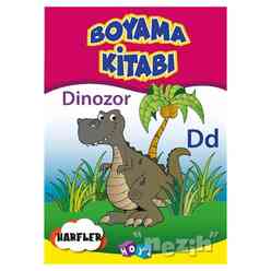 Boyama Kitabı Dinozor Harfler - Thumbnail