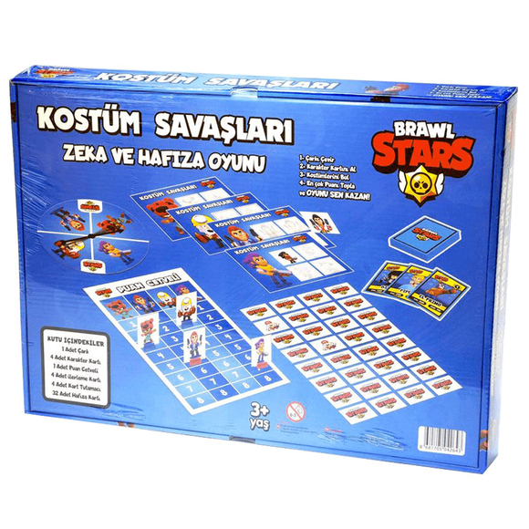 Brawl Stars Kostüm Savaşları Zeka ve Hafıza Oyunu