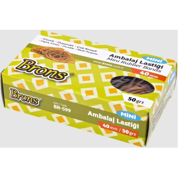 Brons Mini Ambalaj Lastik 50 Gr. BR-599