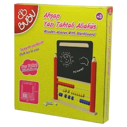 Bu-Bu Ahşap Yazı Tahtalı Abaküs Bubu-Aa0006 - Thumbnail