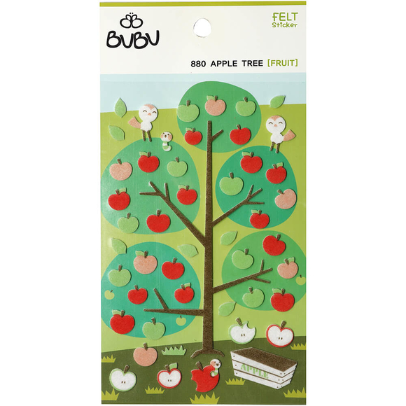 Bu-Bu Keçe Sticker Elma Ağacı LS0030