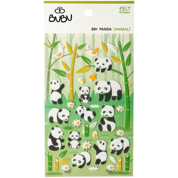 Bu-Bu Keçe Sticker Panda LS0037