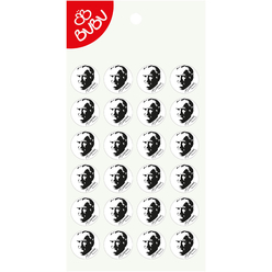 Bu-Bu Sticker Atatürk 2 Cm LS0045 - Thumbnail