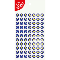 Bu-Bu Sticker Nazar Boncuğu 1 Cm LS0040 - Thumbnail