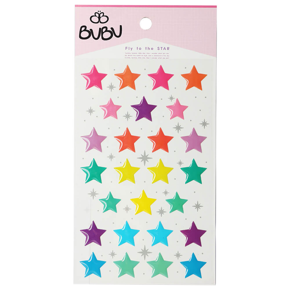 Bu-Bu Sticker Renkli Yıldızar Büyük LS0015