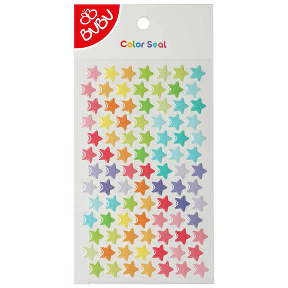 Bu-Bu Sticker Renkli Yıldızlar Küçük LS0014