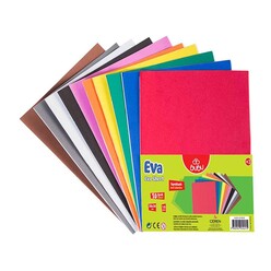 Bubu - Bu-Bu Yapışkanlı Eva 20x30 10 Renk EV0036 
