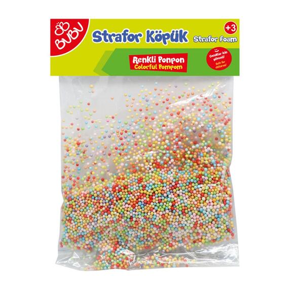Bubu Strafor Köpük Renkli Ponpon Kp0036 