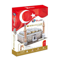 Bursa Ulu Camii 131 Parça 3D Puzzle MC180H - Thumbnail