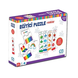 Ca Games Renkler Eğitici Puzzle 5029 - Thumbnail
