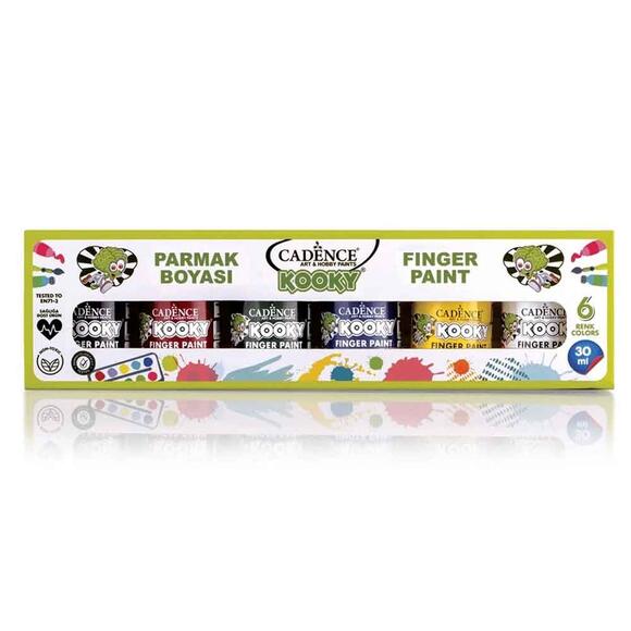 Cadence Kooky Parmak Boya 6’lı Set 30 ml