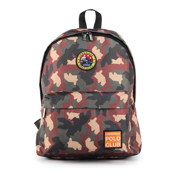 Cambridge Polo Tactical II Ön Bölmeli Sırt Çantası Kamuflaj 4027