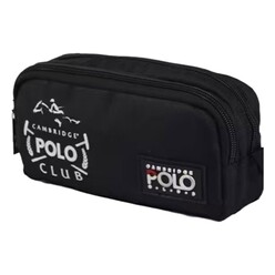 Cambridge Polo Urban Çift Bölmeli Kalem Çantası Siyah 3023 - Thumbnail