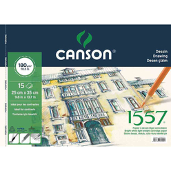 Canson 1557 Çizim Blok 25x35 cm 15 Yaprak C180152535 - Thumbnail