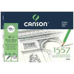 Canson - Canson 1557 Resim ve Çizim Bloğu 15 Yaprak 120 Gr A3