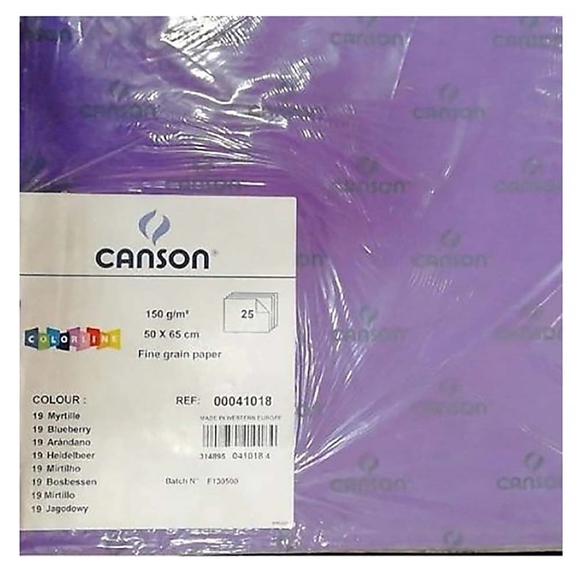Canson Colorline Fon Kartonu No:18 Mor 41017