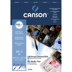 Canson Fineface Çok Amaçlı Resim Blok 200 gr A3 20 Yp - Thumbnail