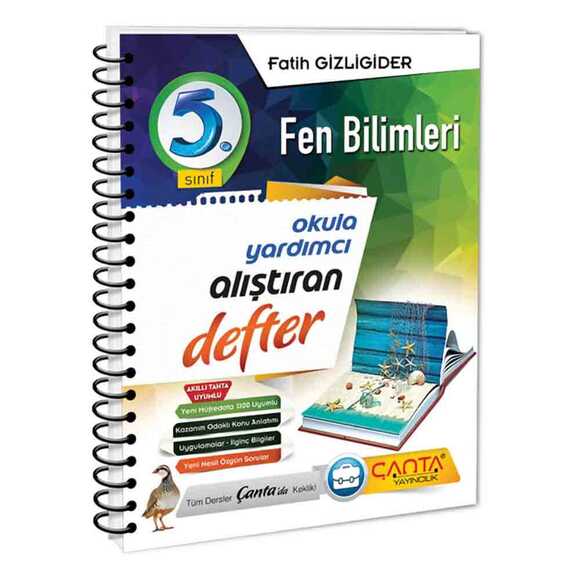 Çanta 5. Sınıf Fen Bilgisi Alıştıran Defter