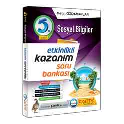 Çanta Yayınları - Çanta 5. Sınıf Kazanım Sosyal Bilgiler Soru Bankası
