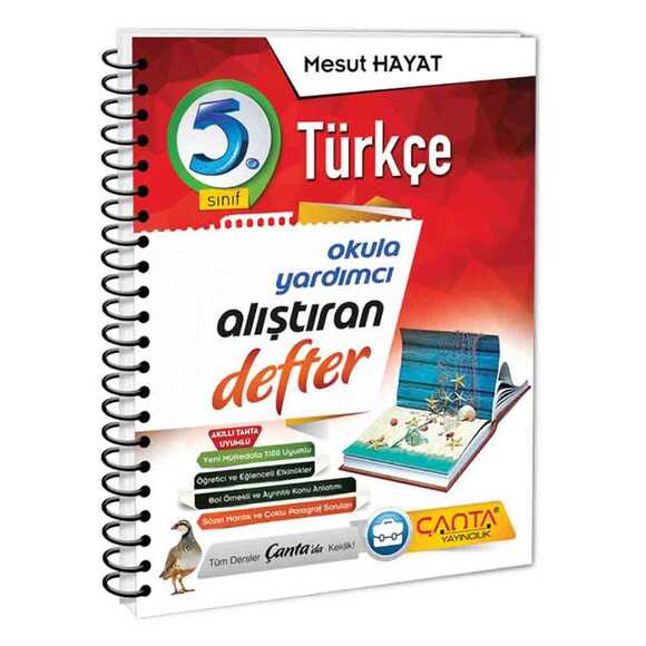 Çanta 5. Sınıf Türkçe Alıştıran Defter