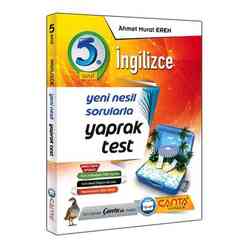 Çanta Yayınları - Çanta 5. Sınıf Yaprak Test İngilizce