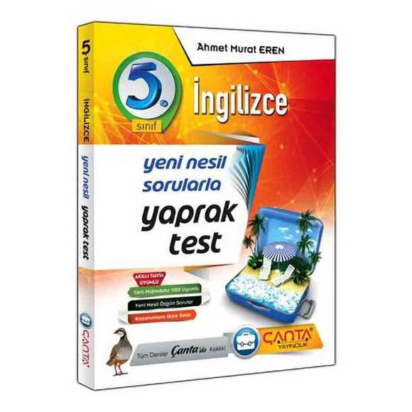 Çanta 5. Sınıf Yaprak Test İngilizce