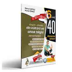 Çanta Yayınları - Çanta 6. Sınıf 40 Deneme Din Kültürü