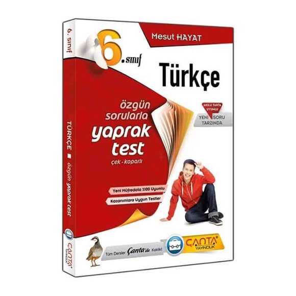 Çanta 6. Sınıf Yaprak Test Türkçe