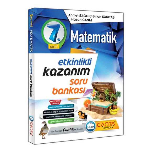 Çanta 7. Sınıf Kazanım Matematik Soru Bankası