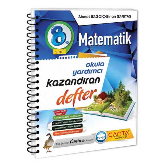 Çanta 8. Sınıf Matematik Kazandıran Defter