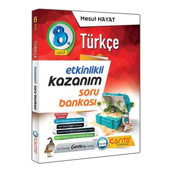 Çanta 8. Sınıf Türkçe Kazanım Soru Bankası